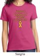 Support Childhood Cancer Awareness Ladies T-shirt