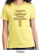 Support Childhood Cancer Awareness Ladies T-shirt