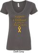 Support Childhood Cancer Awareness Ladies V-Neck