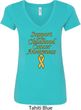 Support Childhood Cancer Awareness Ladies V-Neck