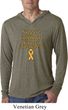 Support Childhood Cancer Awareness Lightweight Hoodie Tee