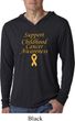 Support Childhood Cancer Awareness Lightweight Hoodie Tee