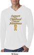 Support Childhood Cancer Awareness Lightweight Hoodie Tee