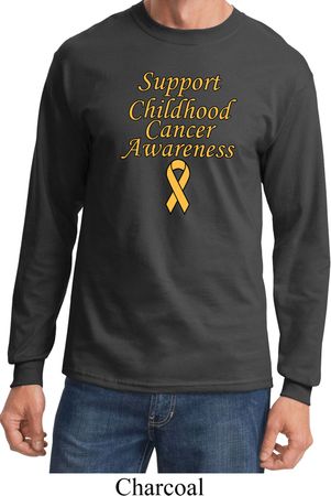 Support Childhood Cancer Awareness Long Sleeve