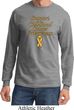 Support Childhood Cancer Awareness Long Sleeve