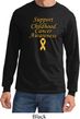 Support Childhood Cancer Awareness Long Sleeve