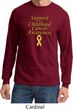 Support Childhood Cancer Awareness Long Sleeve