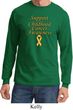 Support Childhood Cancer Awareness Long Sleeve