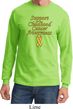 Support Childhood Cancer Awareness Long Sleeve