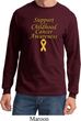 Support Childhood Cancer Awareness Long Sleeve