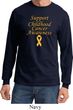 Support Childhood Cancer Awareness Long Sleeve