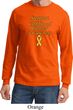 Support Childhood Cancer Awareness Long Sleeve