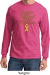 Support Childhood Cancer Awareness Long Sleeve