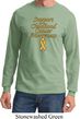 Support Childhood Cancer Awareness Long Sleeve