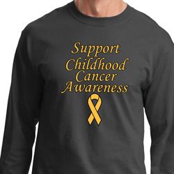 Support Childhood Cancer Awareness Long Sleeve