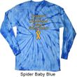 Support Childhood Cancer Awareness Long Sleeve Tie Dye