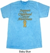 Support Childhood Cancer Awareness Mineral Tie Dye Shirt