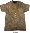 Support Childhood Cancer Awareness Mineral Tie Dye Shirt