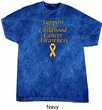 Support Childhood Cancer Awareness Mineral Tie Dye Shirt