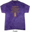 Support Childhood Cancer Awareness Mineral Tie Dye Shirt