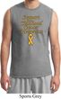 Support Childhood Cancer Awareness Muscle Shirt