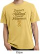 Support Childhood Cancer Awareness Pigment Dyed T-shirt