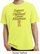 Support Childhood Cancer Awareness Pigment Dyed T-shirt