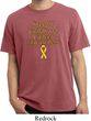 Support Childhood Cancer Awareness Pigment Dyed T-shirt
