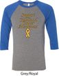 Support Childhood Cancer Awareness Raglan Shirt