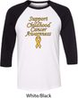 Support Childhood Cancer Awareness Raglan Shirt