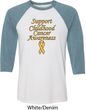 Support Childhood Cancer Awareness Raglan Shirt