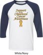 Support Childhood Cancer Awareness Raglan Shirt