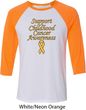 Support Childhood Cancer Awareness Raglan Shirt