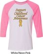 Support Childhood Cancer Awareness Raglan Shirt