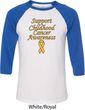 Support Childhood Cancer Awareness Raglan Shirt