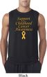 Support Childhood Cancer Awareness Sleeveless Shirt