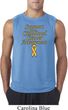 Support Childhood Cancer Awareness Sleeveless Shirt