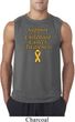 Support Childhood Cancer Awareness Sleeveless Shirt