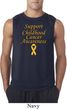 Support Childhood Cancer Awareness Sleeveless Shirt