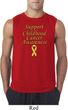 Support Childhood Cancer Awareness Sleeveless Shirt