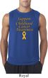 Support Childhood Cancer Awareness Sleeveless Shirt