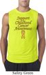 Support Childhood Cancer Awareness Sleeveless Shirt