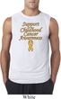 Support Childhood Cancer Awareness Sleeveless Shirt