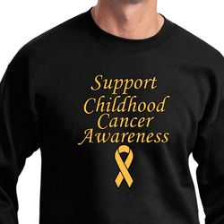 Support Childhood Cancer Awareness Sweatshirt