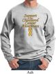 Support Childhood Cancer Awareness Sweatshirt