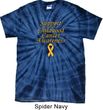 Support Childhood Cancer Awareness Tie Dye Shirt