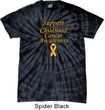 Support Childhood Cancer Awareness Tie Dye Shirt