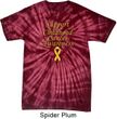 Support Childhood Cancer Awareness Tie Dye Shirt