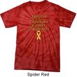 Support Childhood Cancer Awareness Tie Dye Shirt