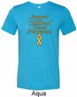 Support Childhood Cancer Awareness Tri Blend Tee